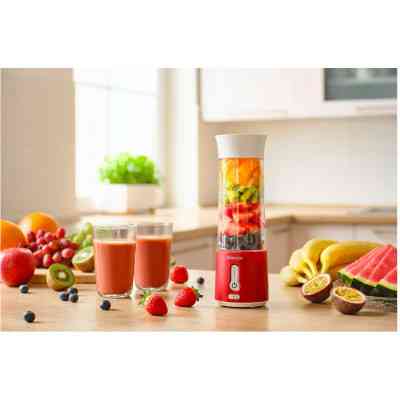 Блендер Sencor Блендер Sencor портативний для смузі 150Вт, чаша-500мл, USB-C, б (SBL134RD) Вінниця
