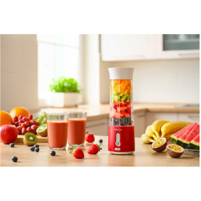 Блендер Sencor Блендер Sencor портативний для смузі 150Вт, чаша-500мл, USB-C, б (SBL134RD) Вінниця - фото 3