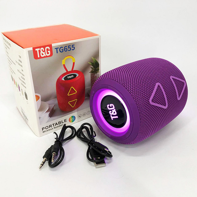 Bluetooth колонка с встроенной светодиодной подсветкой Колонка для вечеринки портативная UO-34 Львов - изображение 2