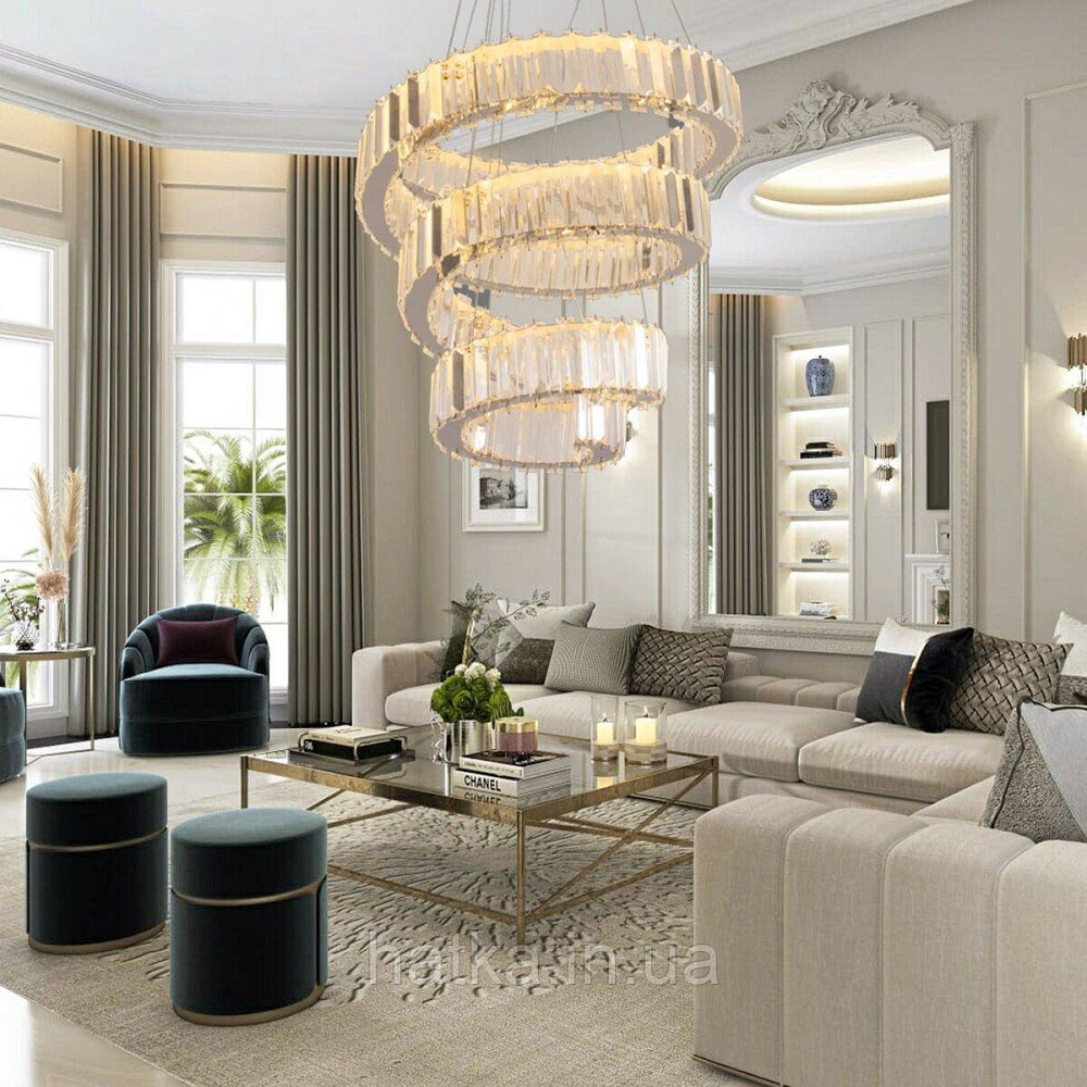 Люстра світлодіодна акрилова Sirius B E2073/96W Київ - фото 7