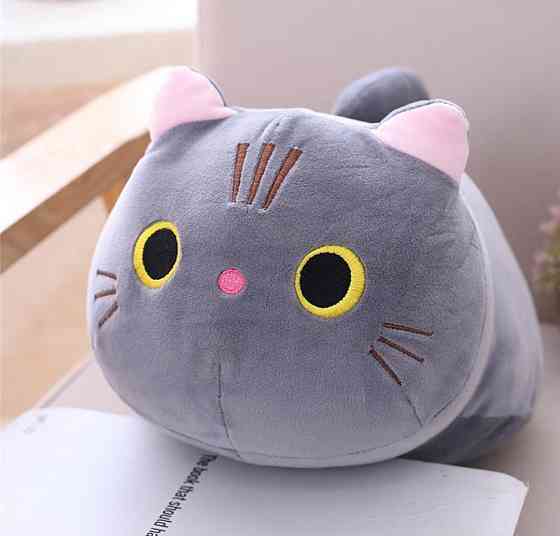 Мягкая игрушка 45см милый мультяшный кот Каваи – игрушка обнимашка 45 см Киев