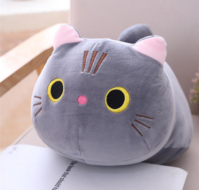 Мягкая игрушка 45см милый мультяшный кот Каваи – игрушка обнимашка 45 см Киев - изображение 4