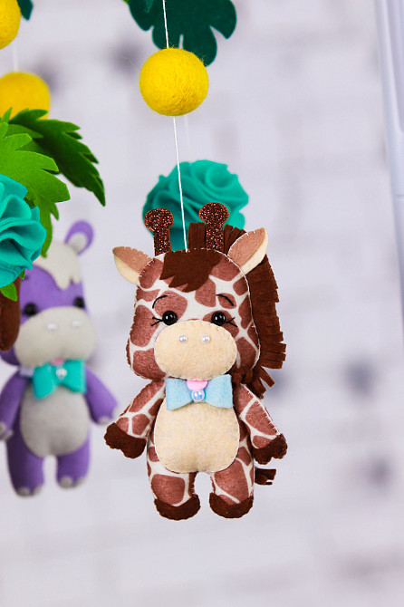 Мобіль на ліжечко WoollyFox «Сафарі» Київ - фото 5