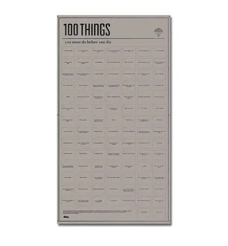 Плакат «100 речей, які ви повинні зробити, перш ніж померти» Рівне - фото 4