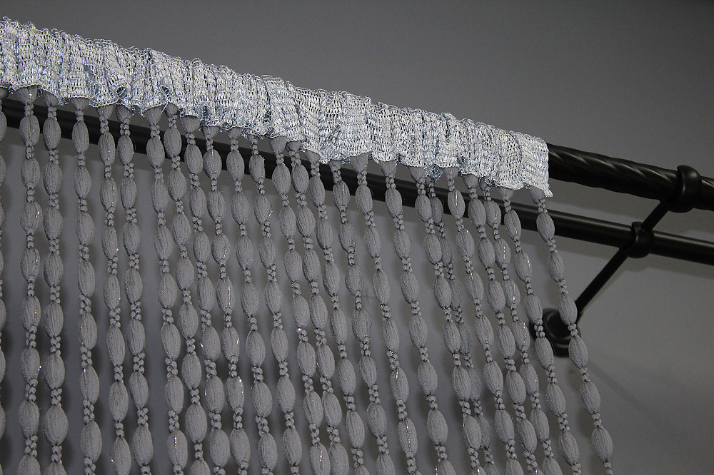 Штори-нитки "Шиніл" з люрексом Темно-сірий 300х300см 1 шт (61-040) Київ - фото 8