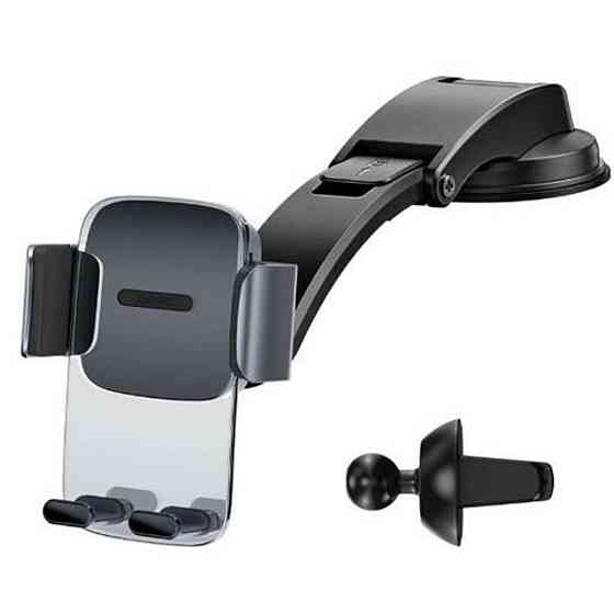Тримач для мобiльного Baseus Easy Control Clamp Car Mount Holder (A Set)  Black Київ