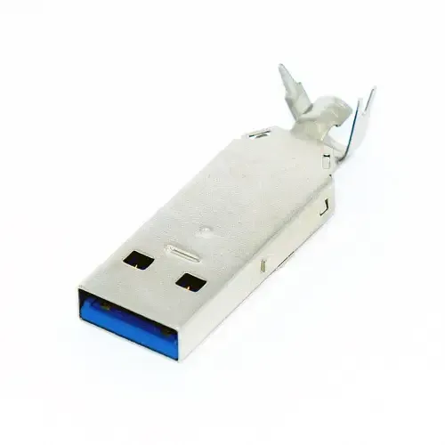 Штекер USB 3.0 тип A разборной, под шнур, без корпуса Полтава - изображение 1