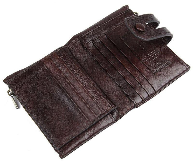 Гаманець Vintage 14602 шкіряний Коричневий Київ - фото 8