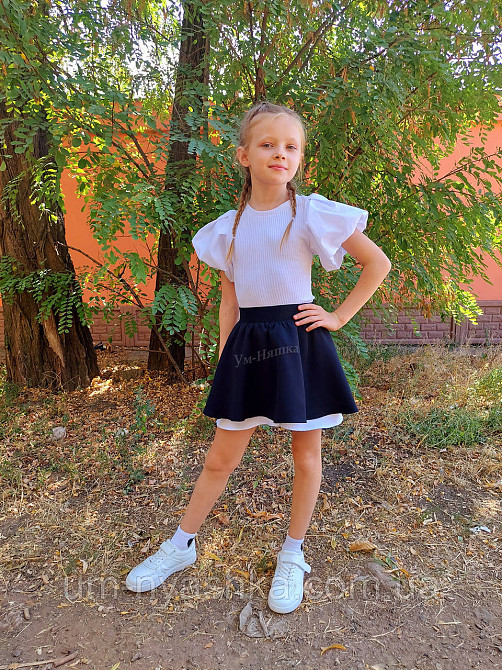 Спідниця-шорти синя152 Кривий Ріг - фото 5