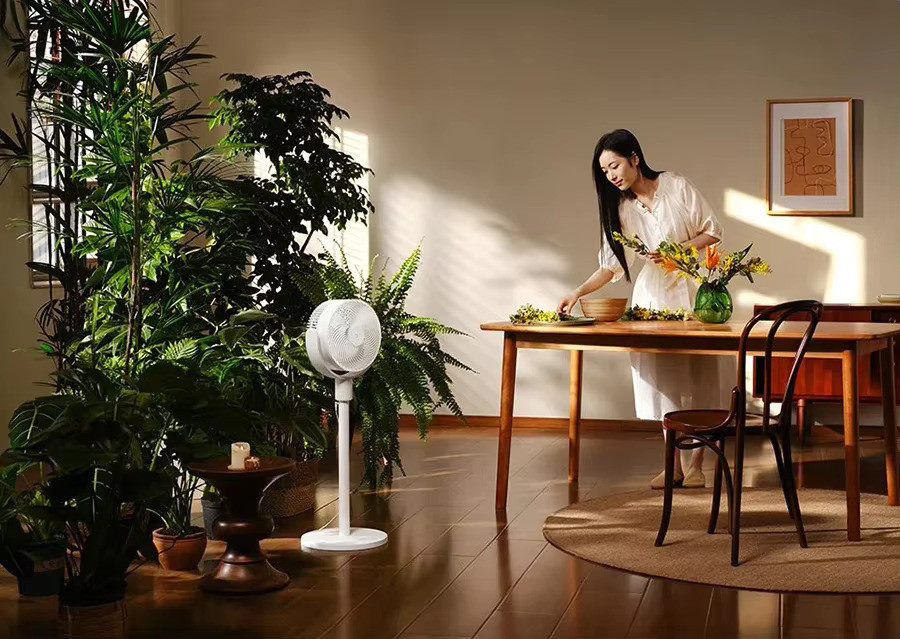 Вентилятор Xiaomi Mijia 18W Circulation Fan + (перехідник на EU розетку) Київ - фото 5