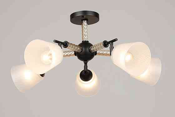 VALESO Люстра стельова на 5 плафонів VALESO, Чорний, K2343/5 Коломыя