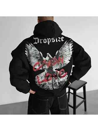 Худи, черная толстовка мужская, свитшот 2711253738 размер 46 Днепр