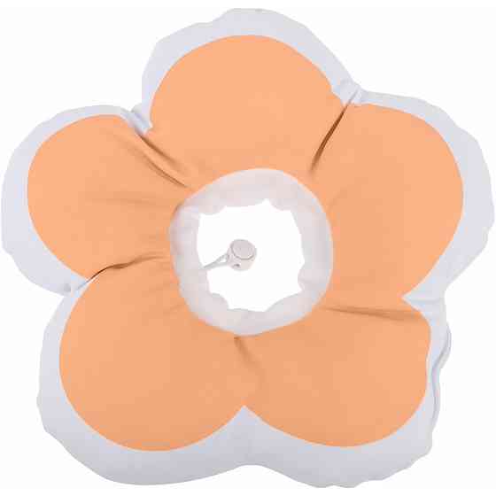 Мягкий воротник-подушка для кошек DT1018 послеоперационный защитный от вылизывания L Peach Київ