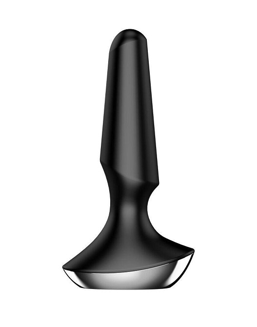 Анальна смарт-вібропробка Satisfyer Plug-ilicious 2 Black Sex Aura Київ - фото 2