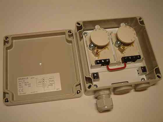 Биметаллический термостат с верхним и нижним пределами по температуре Eberle DTR-E Киев