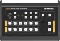 Микшерный пульт AVMATRIX VS0601U Multi-format Stream Switcher | Mikser wideo FullHD, 6-kanałowy, 2x HDMI, 4x SDI, Tally, streaming Киев