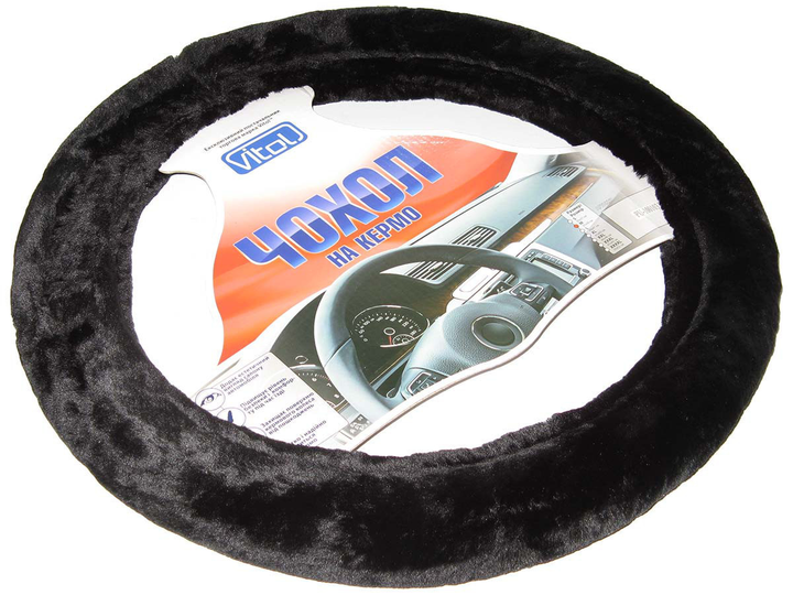 Оплетка 1210004 BK M черная меховая Винница - изображение 1