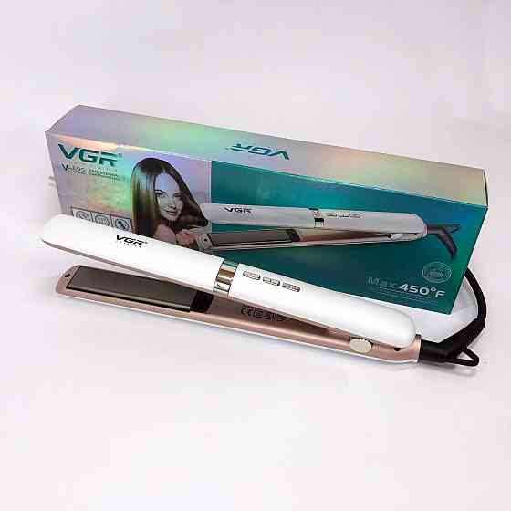 Праска-випрямляч для волосся з терморегулятором VGR V-522, Випрямляч для волосся прямий MS-78 Івано-Франківськ