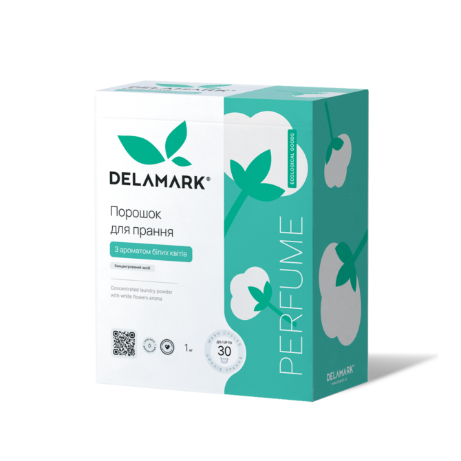 Пральний порошок Universal з ароматом квітів DeLaMark 1 кг Киев - изображение 2