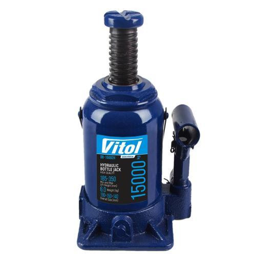 Гідравлічний телескопічний домкрат 15 т, в коробці, мінімальна висота 185 мм, максимальна 350 мм, вага 6 кг (DB-15002H/JX107S) Харків - фото 1