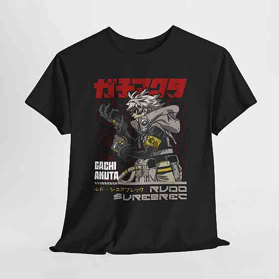 Футболка аниме Гакхиакута Томе Джапанесе Танкобон оверсайз (S/M/L) Черний AnimeJ0705 Днепр