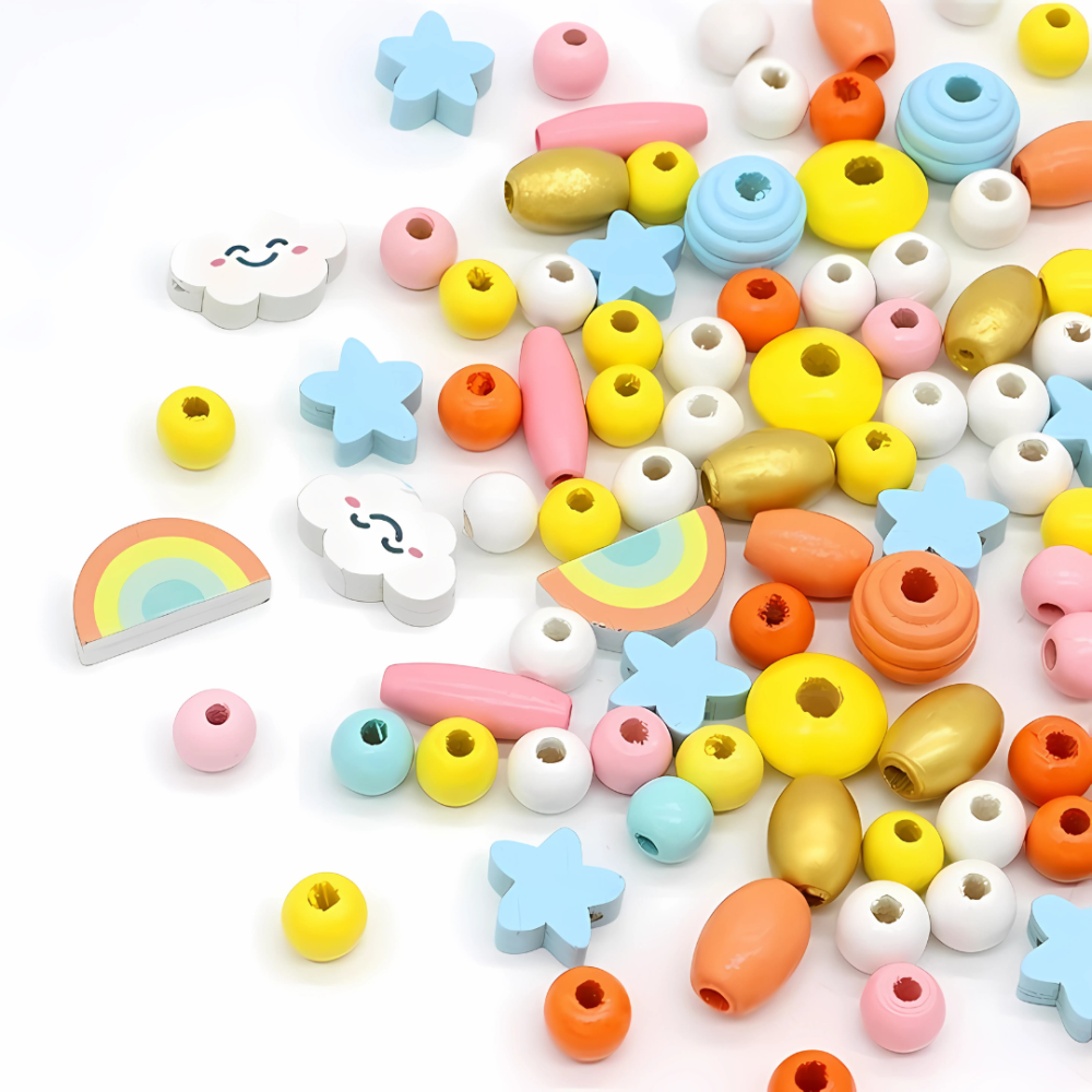 Набір для творчості та створення браслетів, прикрас з намистин дитячий "Хмара" подарунок для дівчаток 6-12 років Кам'янець-Подільський - фото 5