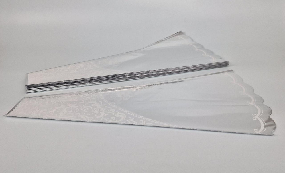 Конусне паковання під квіти h60/11низ/33верх метал (100 шт) візерунок91 (2) (100 шт.) Харків - фото 1