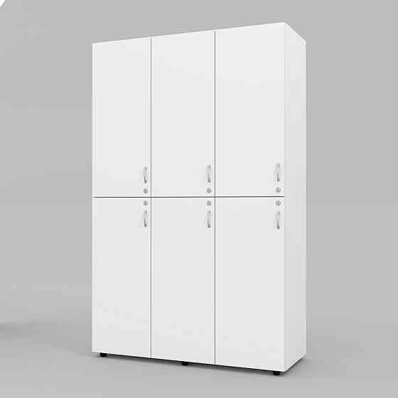 Шафа секційна для роздягальні ШС-1, Білий, 1200/468/1900 Львів