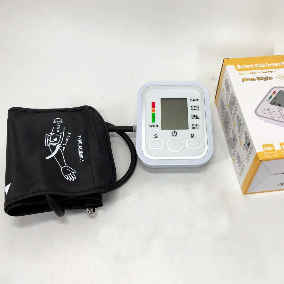 Тонометри для дому, Тонометр з широкою манжетою, Вимірник тиску, Автоматичний тонометр з дисплеєм UV-61 Львів - фото 12