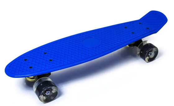 Пластборд Penny Board BLUE Синій. Колеса світяться Одеса