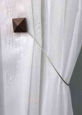 Магниты для штор и гардин Квадрат набор 2 шт Коричневый (81-130) Киев