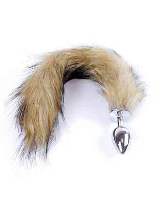 Анальна пробка - Fox Tail Brown, XL Sex Aura Київ