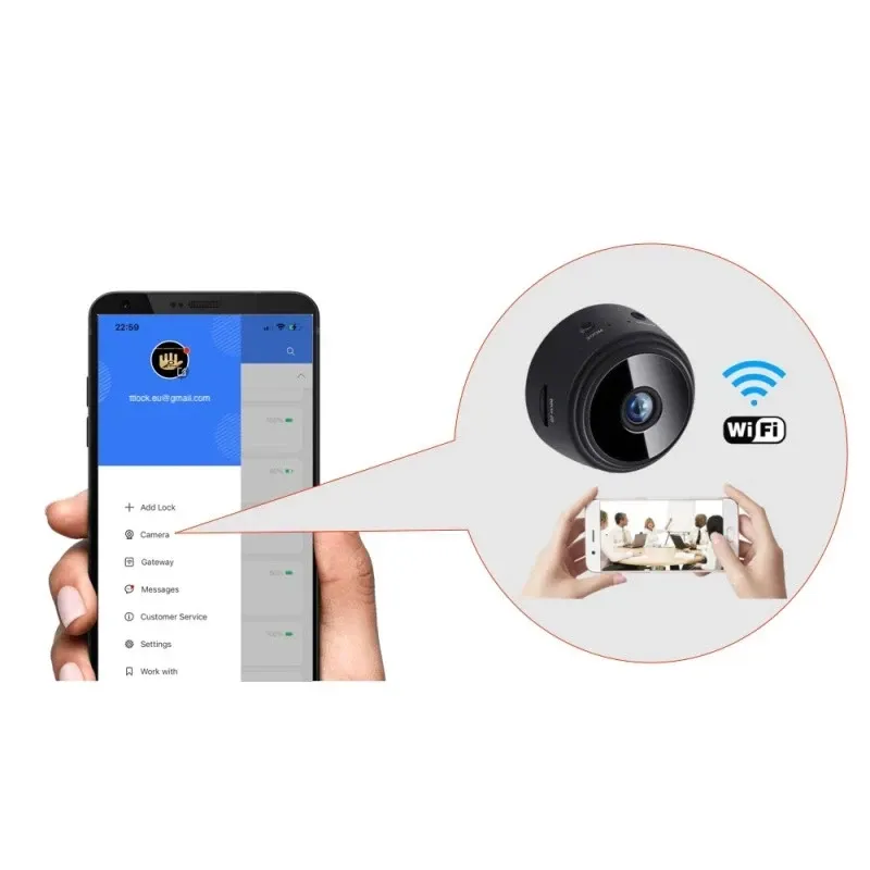 Wi-Fi камера SEVEN LOCK SMART CAMERA Киев - изображение 4