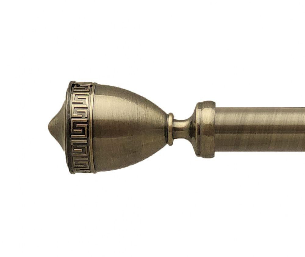 Карниз Orvit Афіна металевий однорядний техно гладка труба кільце металеве Антик 25 мм 240 см (00-00025814) Львов - изображение 2