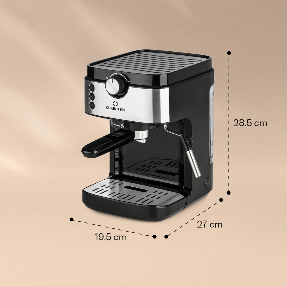 Еспресо-машина BellaVita Espresso 20 барів 1575 Вт 900 мл Підігрівання чашок (Німеччина, читати опис) Рівне - фото 7