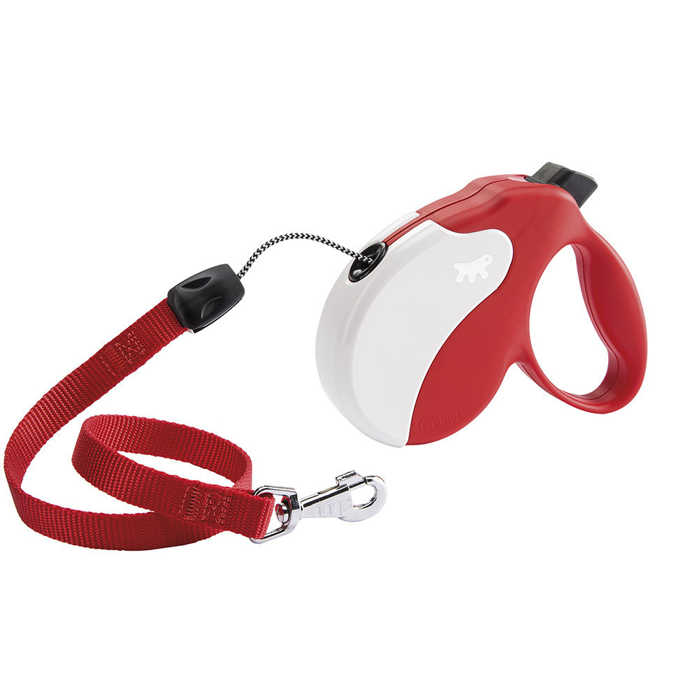 Поводир - рулетка для собак з шнуром Ferplast Amigo Cord (Ферпласт Аміго Корд) 14 х 3.6 x h 12 см - S, Червоний Запоріжжя - фото 1