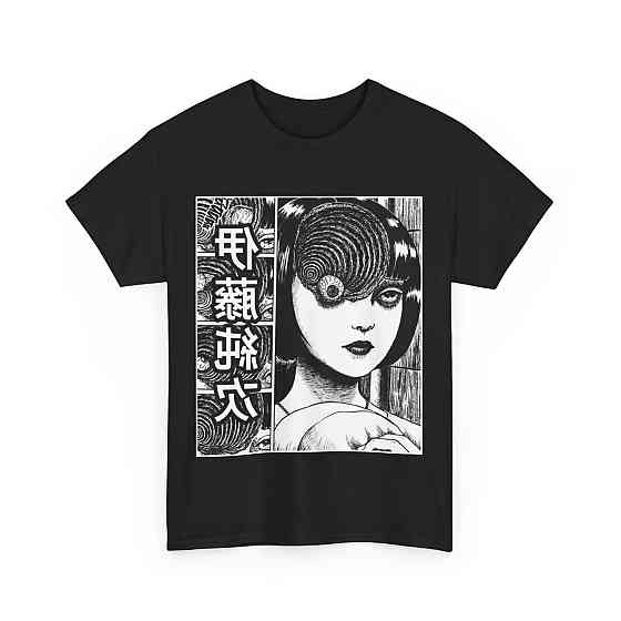 Футболка з аніме принтом Томіе Джунджі Іто Аніме оверсайз (S/M/L) Чорний AnimeJ0151 Дніпро