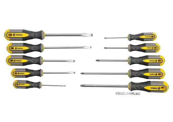 Набір викруток VOREL : CrV. 10 шт. [6/24] Одесса