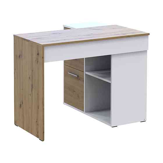 Офісний стіл Doros T8 Білий/Дуб Артизан 100х83х75 (DRS-011512) Львів