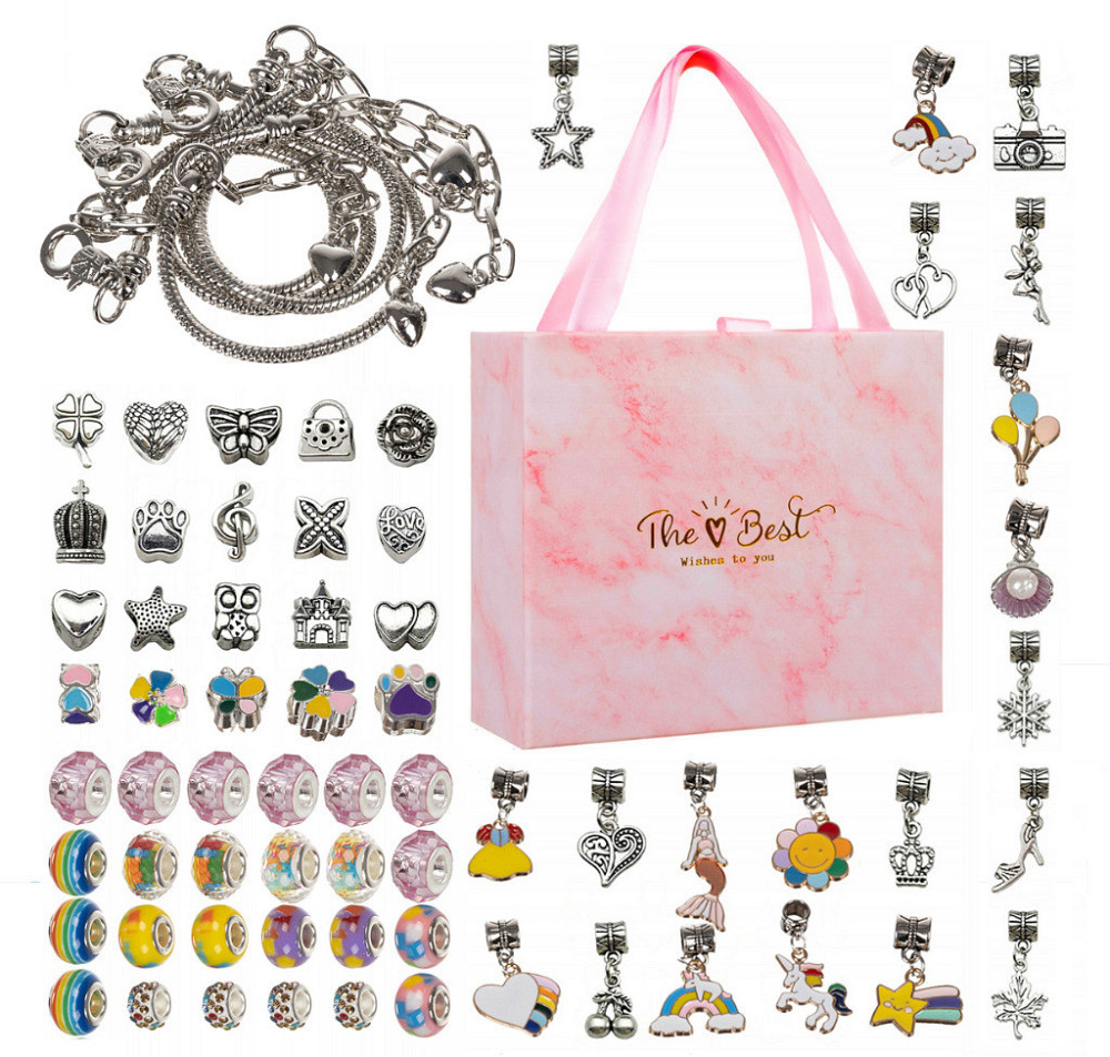 Детский Набор для изготовления украшений / браслетов из 70 элементов с сумкой Kruzzel (20315) Нововолынск - изображение 2