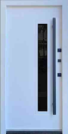 Дверь уличная серия СТРОНГ с ТЕРМОРАЗРЫВОМ модель ТЕРМИКС длинная ручка Киев