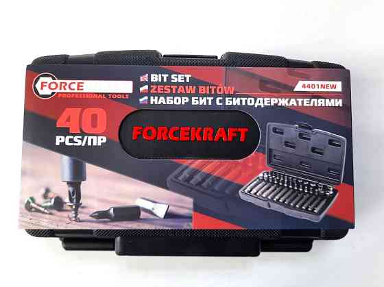 Набір біт 40 шт. FORCEKRAFT 4401 Винница