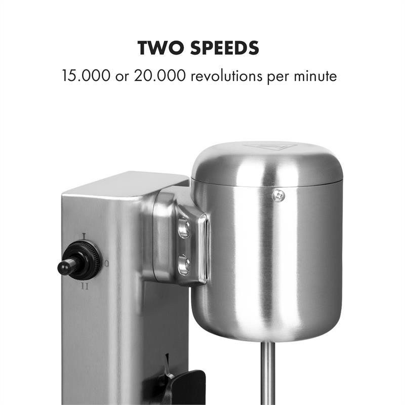 Міксер для молочних коктейлів Power Pack для протеїнових коктейлів 80 Вт неіржавка сталь сріблястий 80 Вт Рівне - фото 5