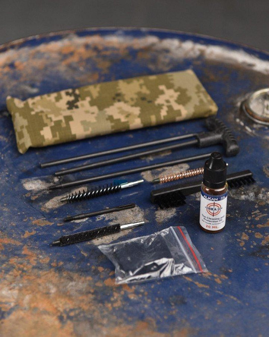 Набір для чищення зброї Deka 5.56 чохол піксель Одеса - фото 2