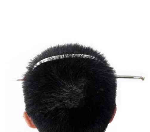 Обруч на Хэллоуин Гвоздь one size серебристый Киев