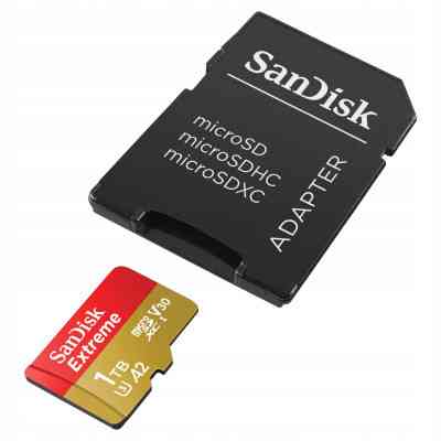 Карта памяти SanDisk 1TB microSD class 10 UHS-I U3 V30 Extreme (SDSQXAV-1T00-GN6MA) Винница