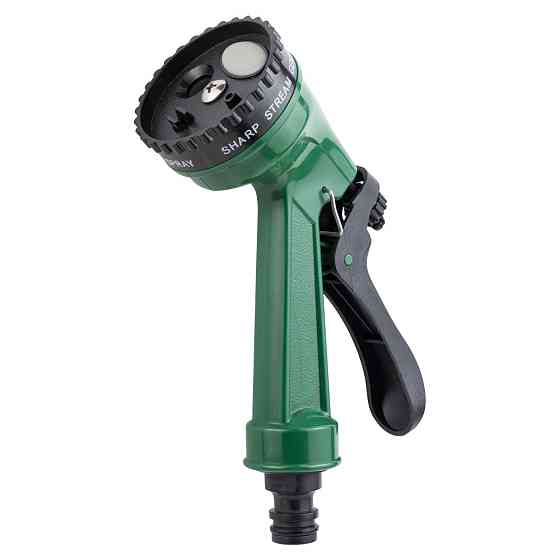 Набор для полива пистолет-распылитель 4 режима, 2 коннектора ½″ + адаптер ½-¾″ (ABS) GRAD (5012585) Ровно