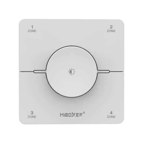 Milight Панель керування біла ротаційна DIM + CCT 4 зони з магнітним кріпленням Milight Київ