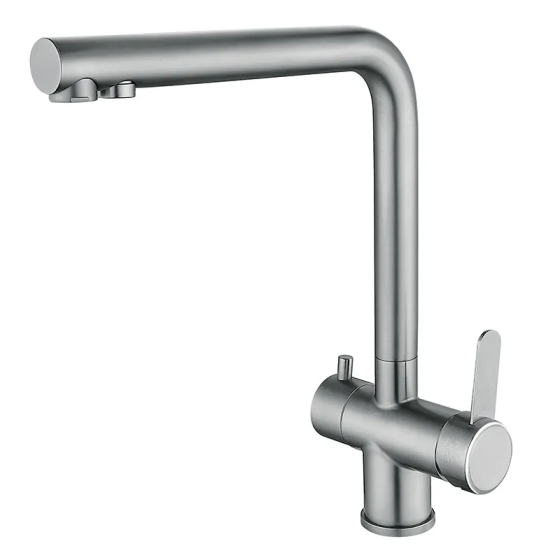 Кухонний змішувач Mixxus FAN-021 з нержавіючої сталі SUS304 для двох типів води Харків