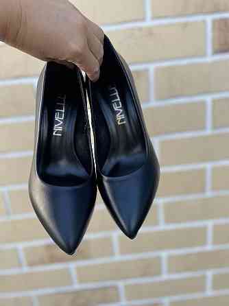 Nivelle Туфлі жіночі NIVELLE чорні натуральна шкіра каблук 8 см 36р. (1845/82-8066) Коломия